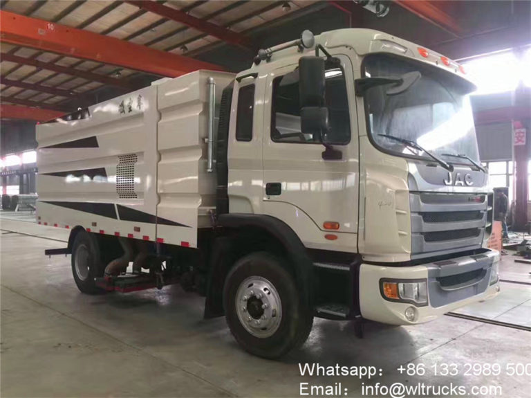 JAC 10 ton vacuum sweeper truck fuel truck,sewage suction truck