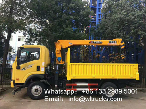 3 ton small crane truck