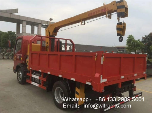 4ton cargo crane truck