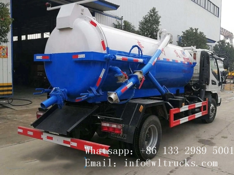 JAC 5000 liter vacuum sewage pump truck fuel truck,sewage suction