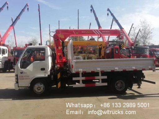 5ton hydraulic arm crane truck