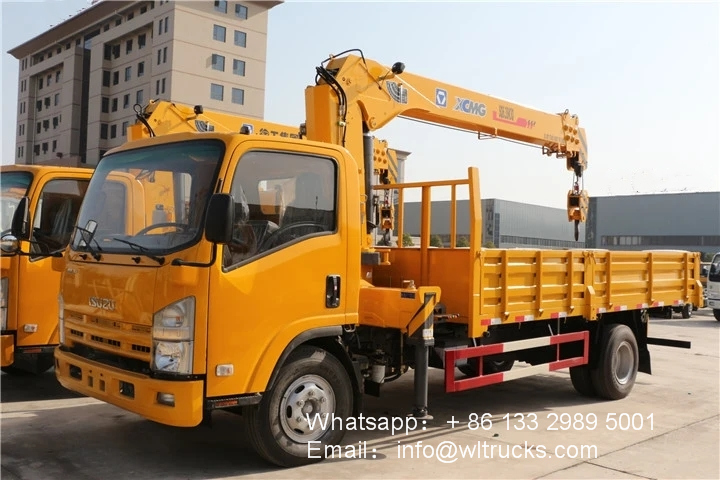 ISUZU 700P 6ton to 8ton truck crane