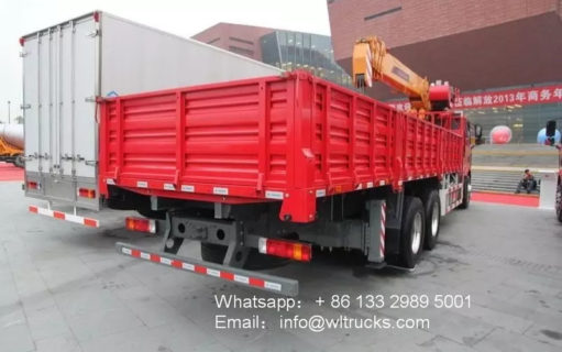 6x4 FAW truck crane