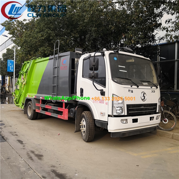 Shacman 8 m³Camion poubelle compacteur-Hubei changheng Special