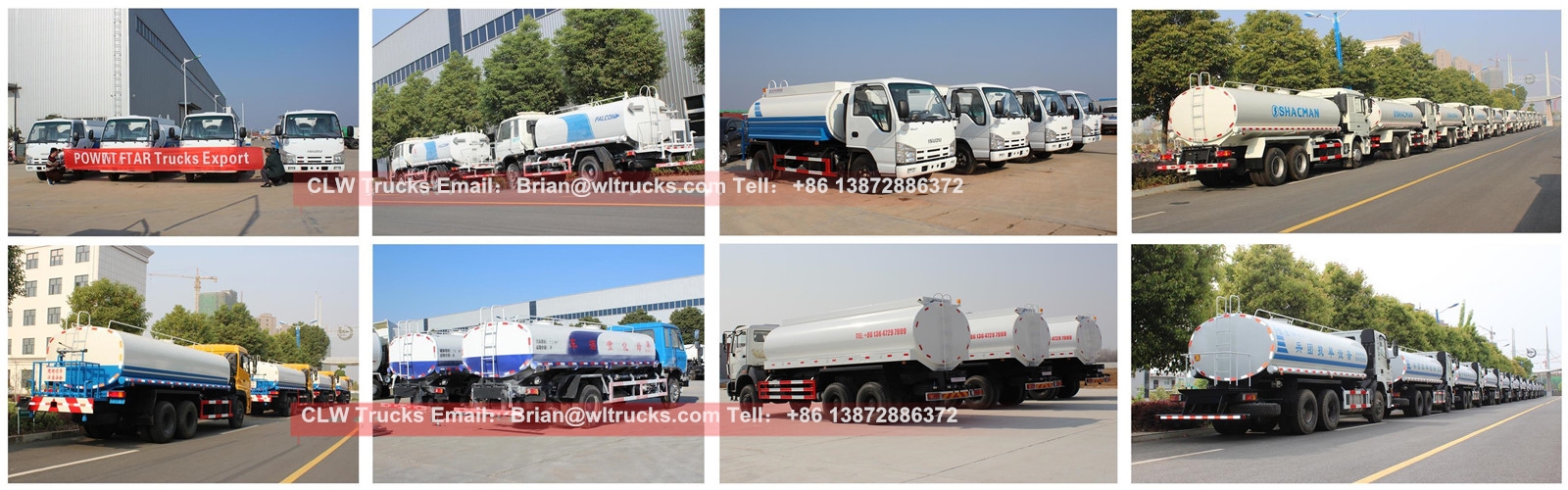 water tank truck Batch delivery case