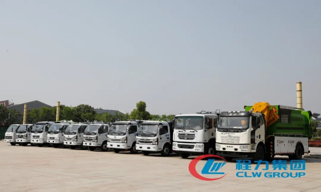 Batch delivery of kitchen garbage trucks