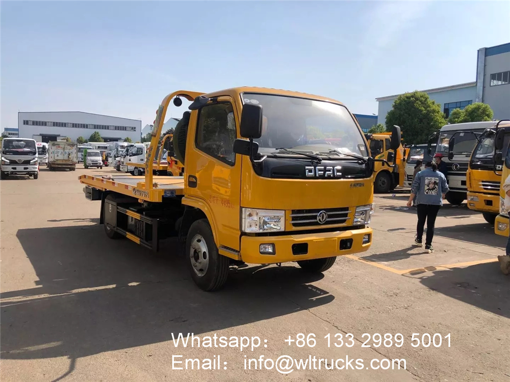 Dongfeng 3 ton Flat tow truck