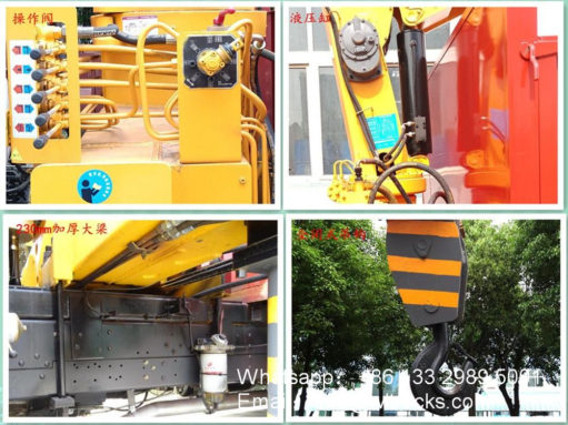 Dongfeng Straight arm truck mounted crane