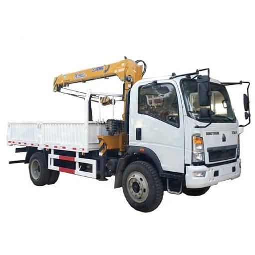 HOWO 4ton-5ton cargo crane truck