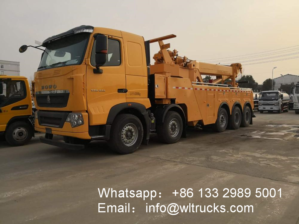 HOWO 60ton 360 degrees Rotator Wrecker tow truck