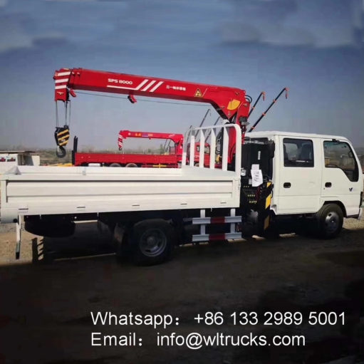 ISUZU 4ton 5ton mobile truck crane