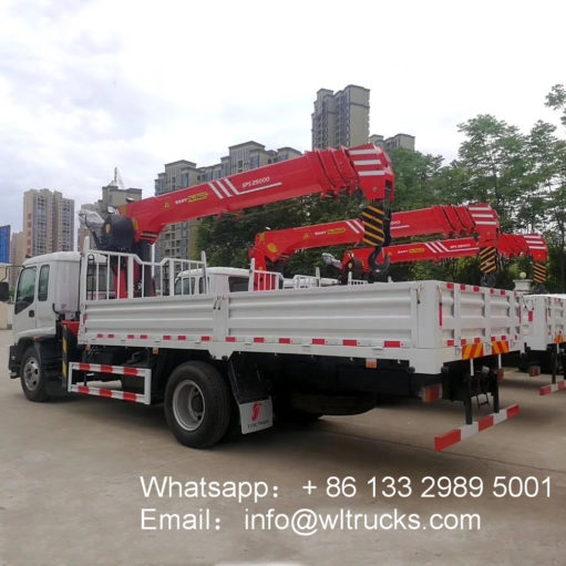 ISUZU 8ton truck mounted crane