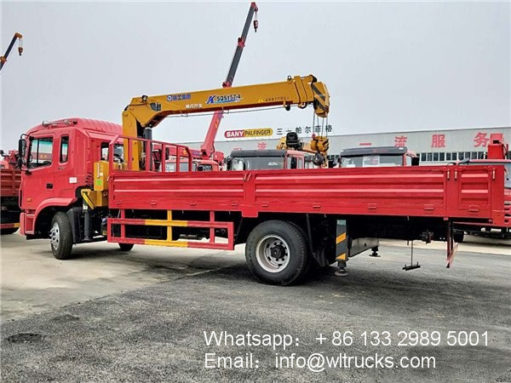 JAC truck lift crane