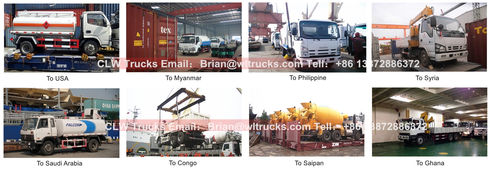 Dust suppression vehicle shipping