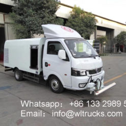 Dongfeng 1.5m3 City sidewalk cleaning truck