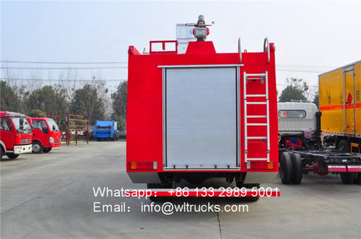 10 wheel water tank fire fighting truck