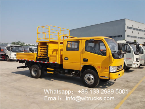 Dongfeng 10meter to 12meter hydraulic lift platform truck