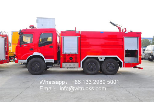 12 ton water tank fire fighting truck