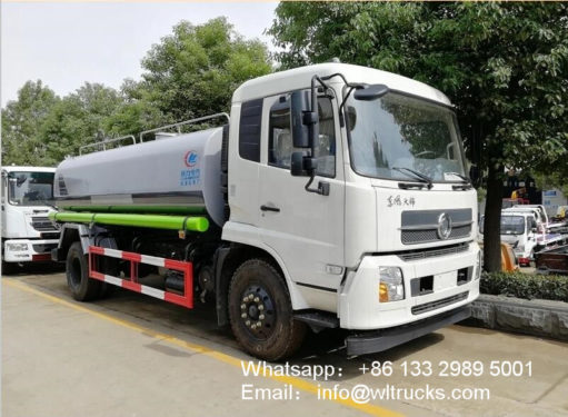Dongfeng 10 ton to 12 ton water tank truck