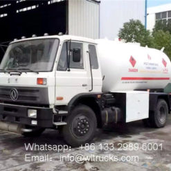 Dongfeng 10000liter to 12000 liter lpg transport truck
