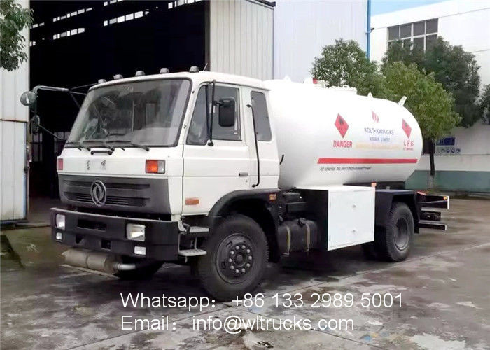 Dongfeng 10000liter to 12000 liter lpg transport truck