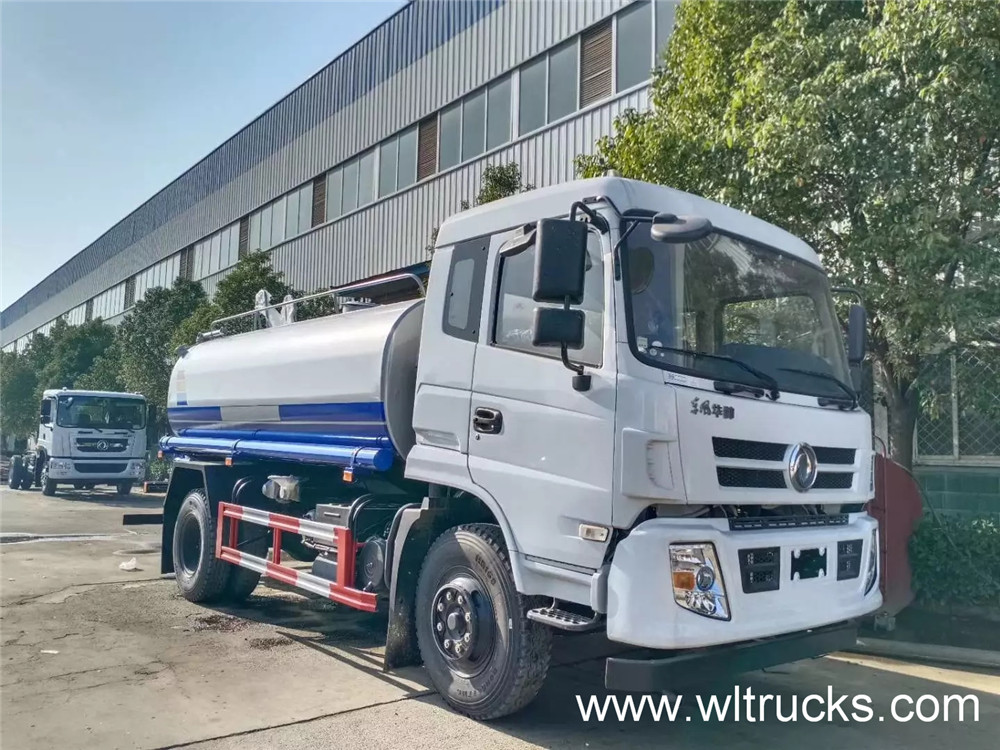 Shacman 3000 gallon Stainless Steel Drinkable Water Tank Truck