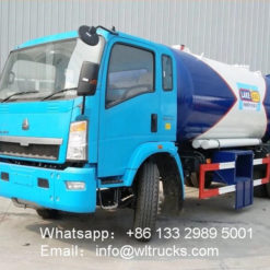 HOWO 12000liter lpg refilling truck