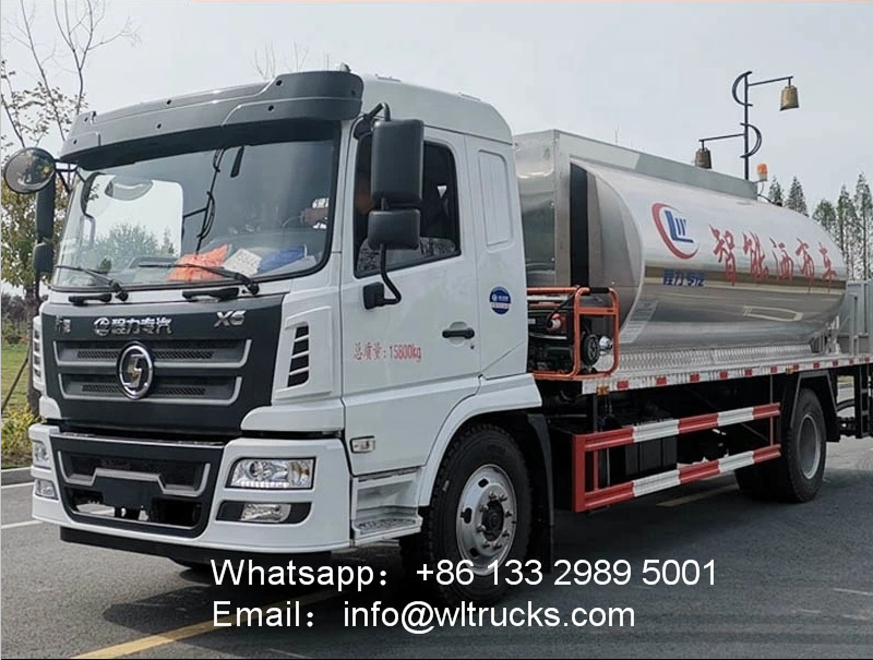 Shacman 10000liter to 12000liters asphalt tanker truck