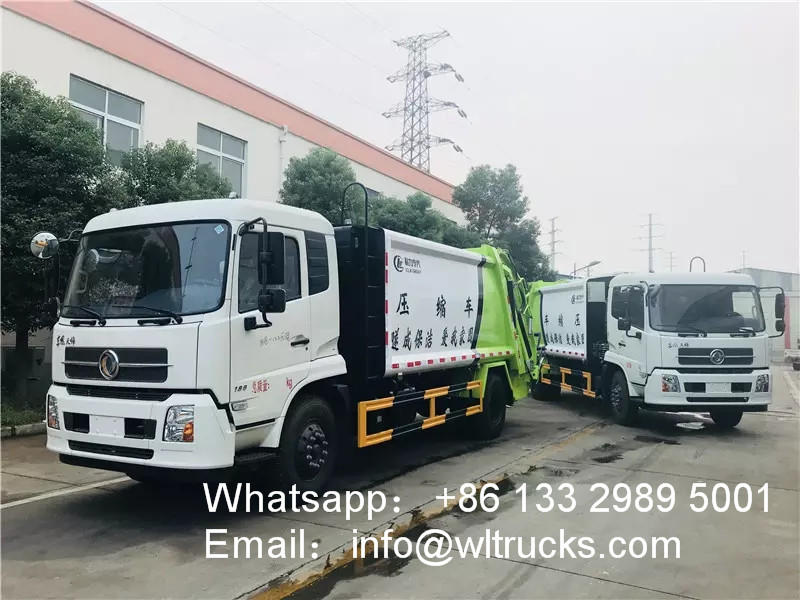 12m3 garbage compactor truck Manufacturer specifications