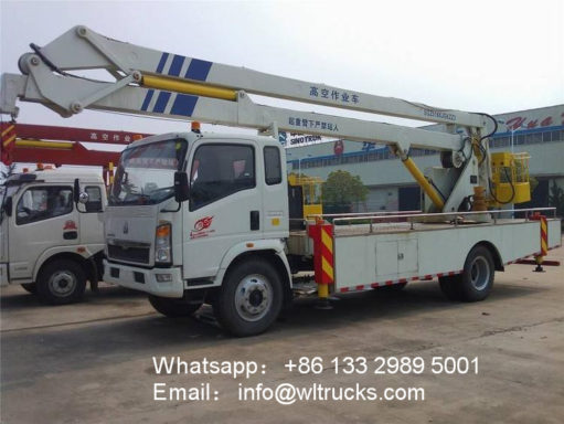 16m aerial working platform truck