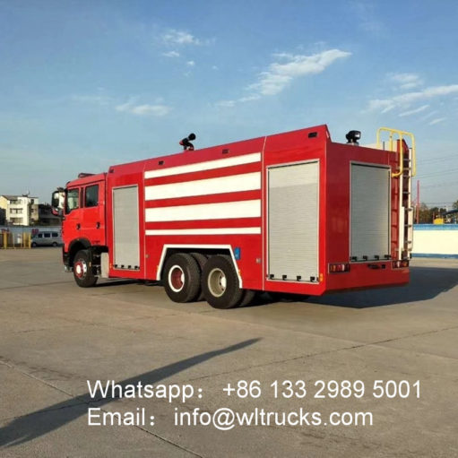 16ton water foam fire engine truck