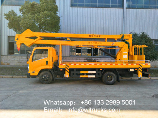 18m aerial working platform truck