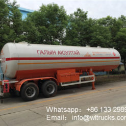 2 Axles lpg tanker trailer