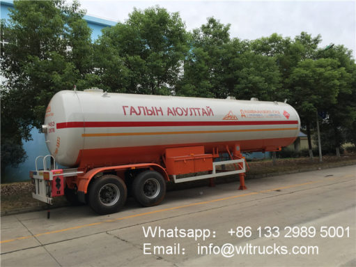 2 Axles lpg tanker trailer