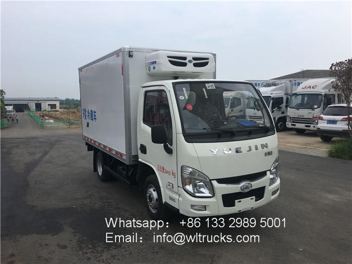 IVECO yuejin 2 ton refrigerator van truck