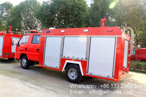 2 tons water tank fire truck