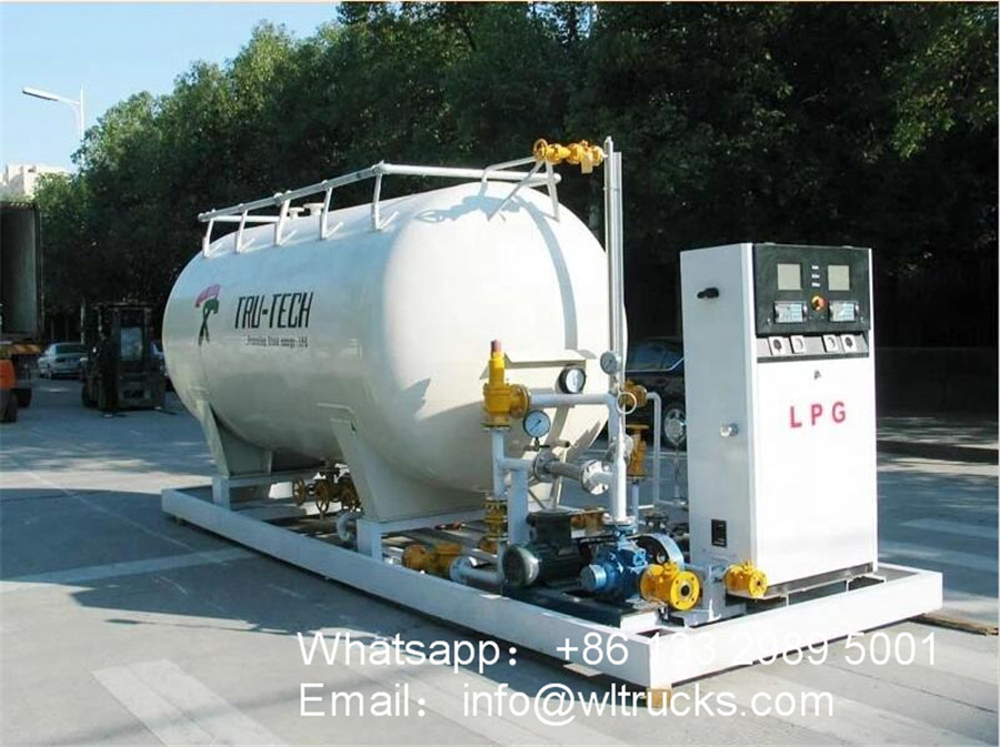 20000 liter 8ton lpg filling skid station