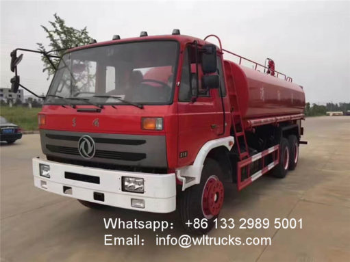 6x4 Dongfeng 15000L to 20000L fire water truck