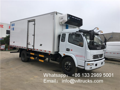 Dongfeng 8 ton 20ft refrigerated truck