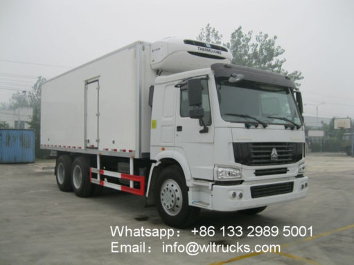 6x4 Sinotruk howo 18ton to 20ton refrigerated container truck