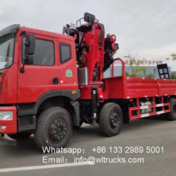 8x4 Dongfeng 20ton to 30ton big crane truck