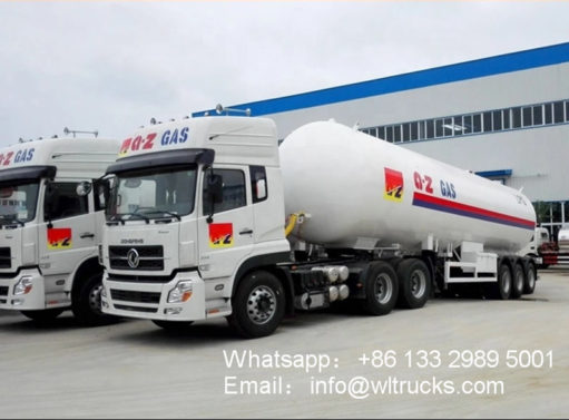 24 ton 58000liters lpg trailer