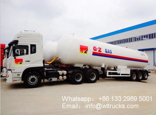 24 ton 58000liters lpg transport trailers