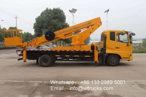 24m aerial work bucket truck