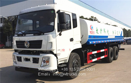 6x4 Dongfeng 20 ton to 25 ton water spray truck