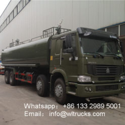 8x4 Sinotruk Howo 25000 liter fire water truck