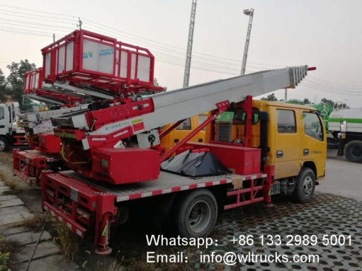 Dongfeng 28meter 30meter 32meter ladder lift truck