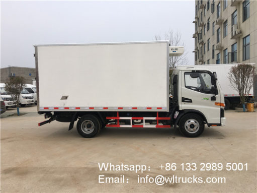 3 ton box refrigerated truck