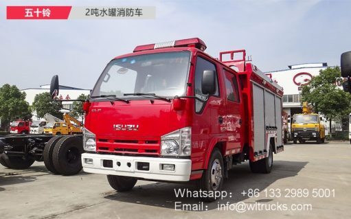 ISUZU 3 ton fire engine fire truck