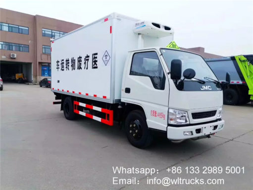 JMC 3 ton medical waste collection truck
